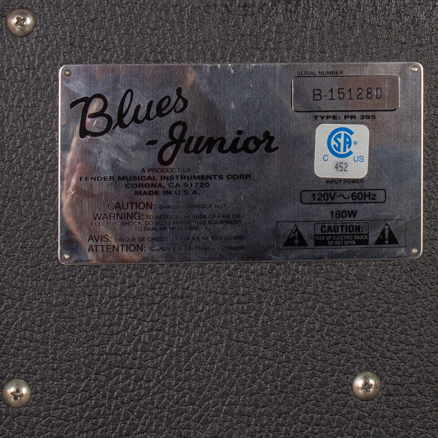 2001 Fender Blues Junior 15w