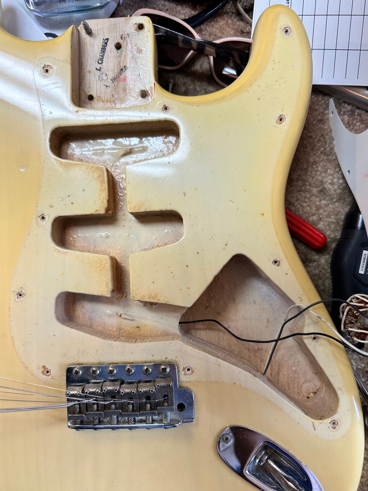 1971 Fender Stratocaster – Factory Lefty Neck