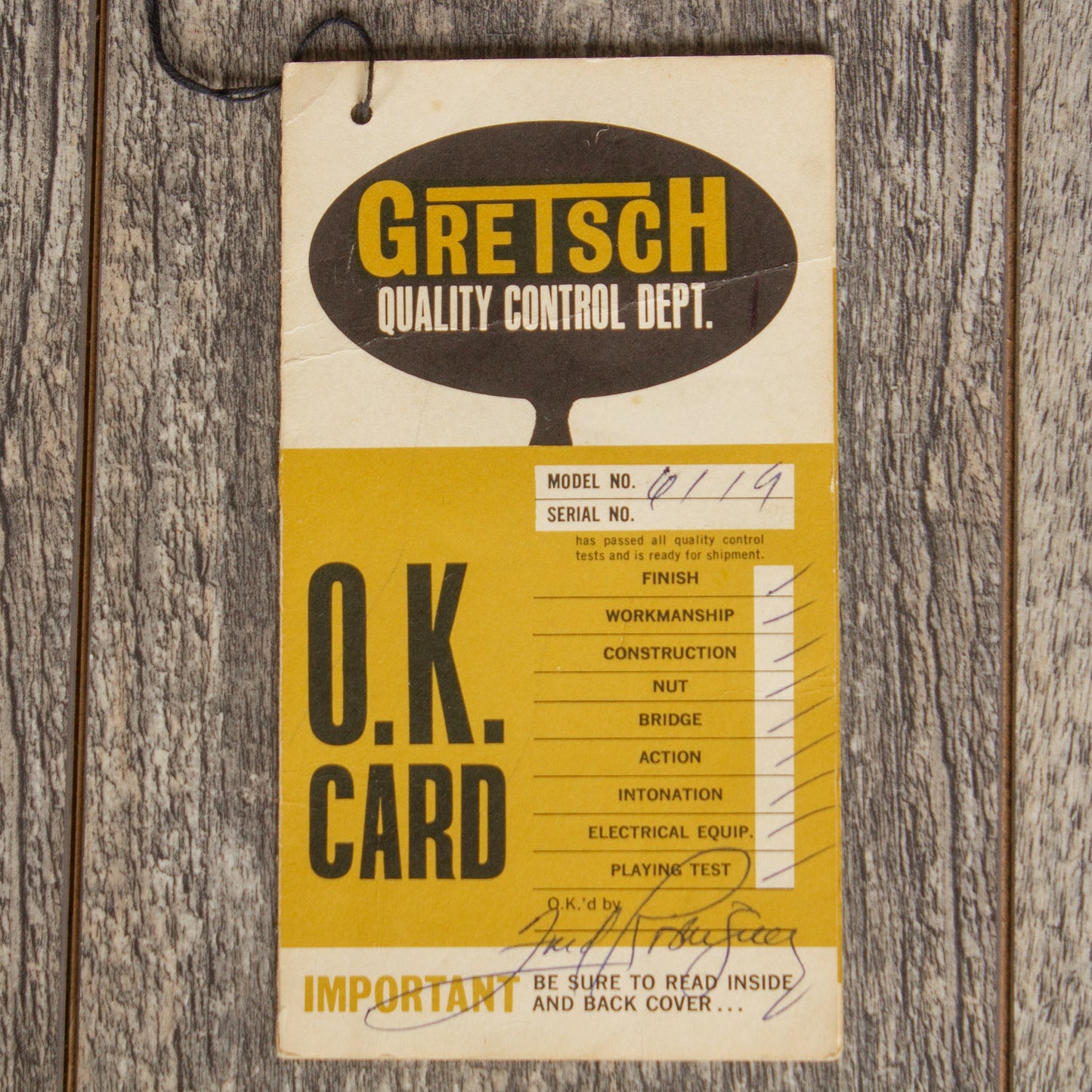 1964 Gretsch 6119 Tennessean
