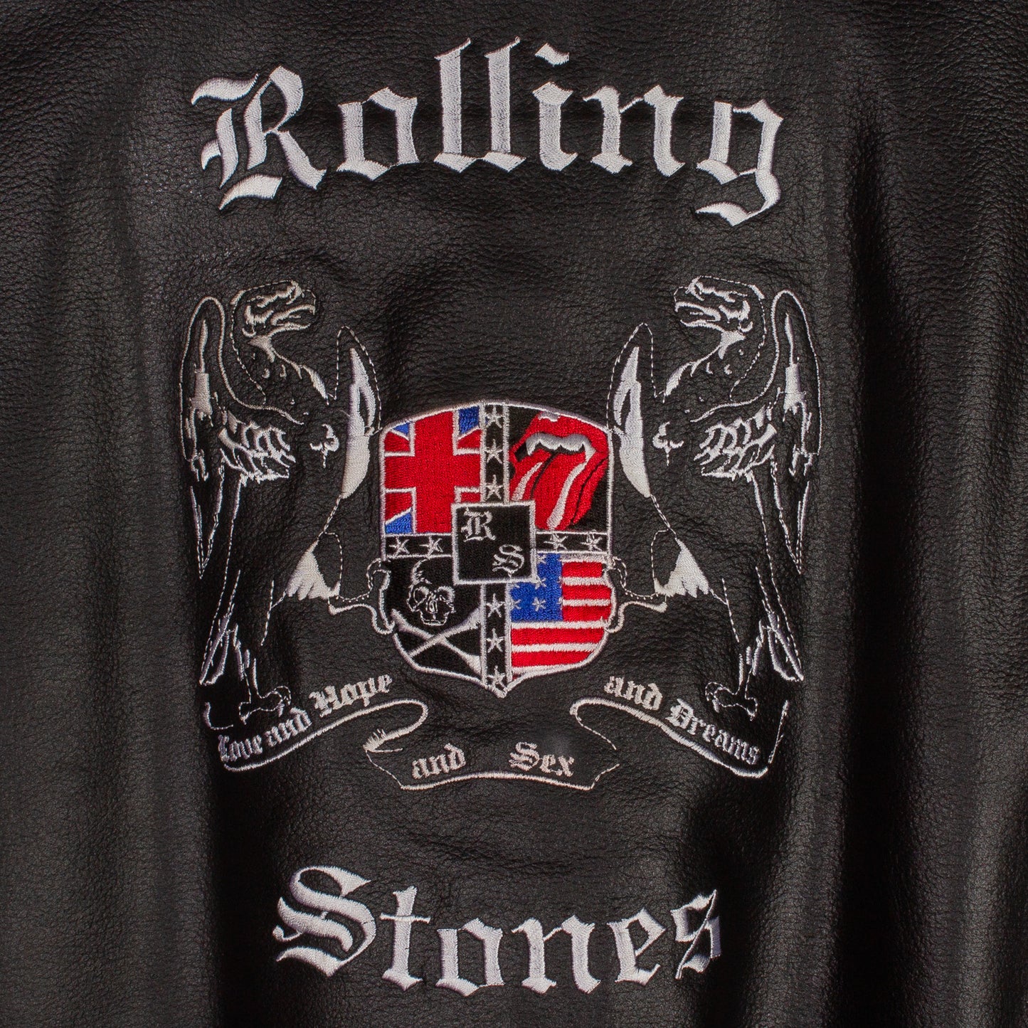 Rolling Stones Leather Jacket (Size 46)