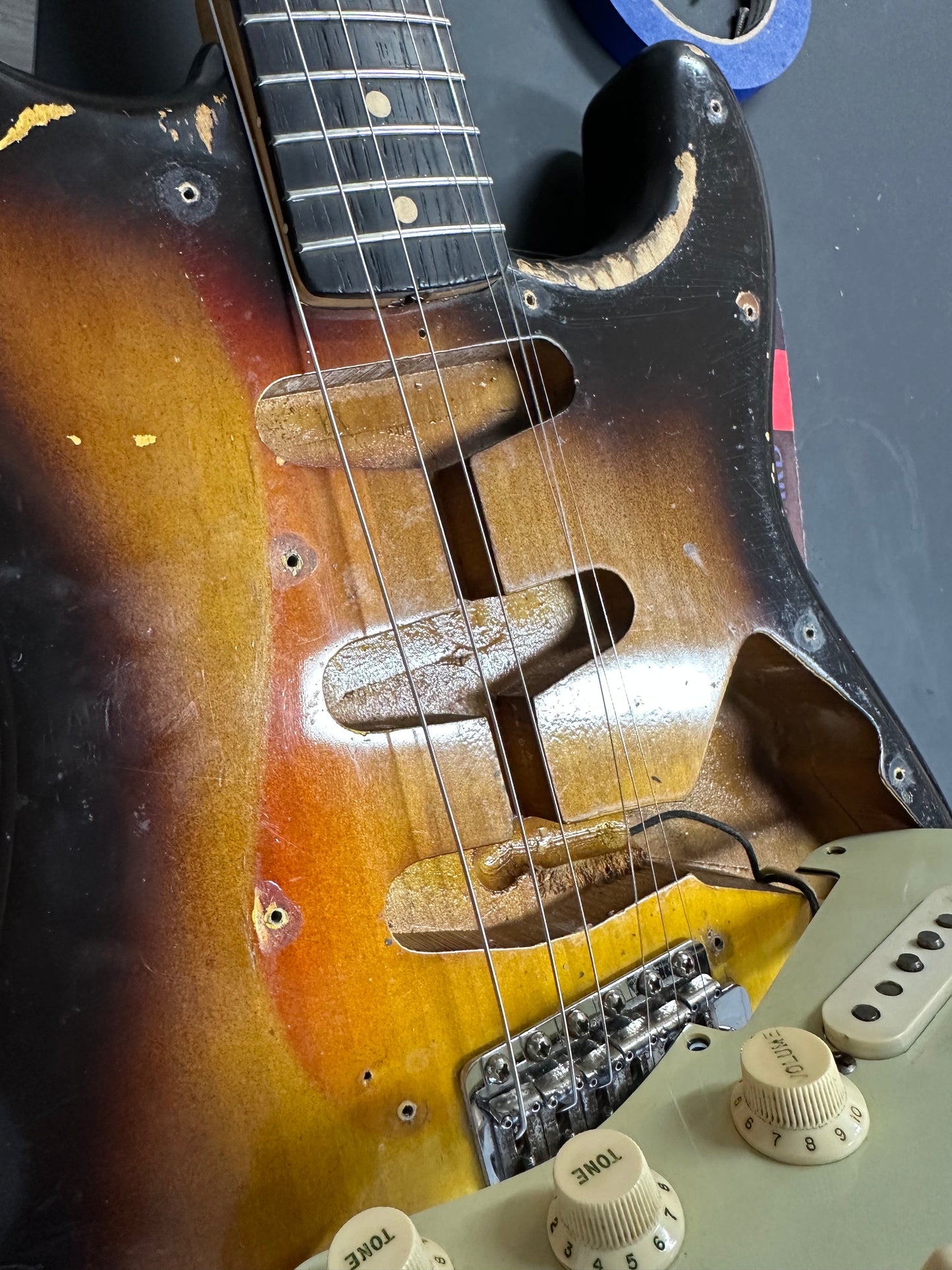 1960 Fender Stratocaster – Mint Green Pickguard