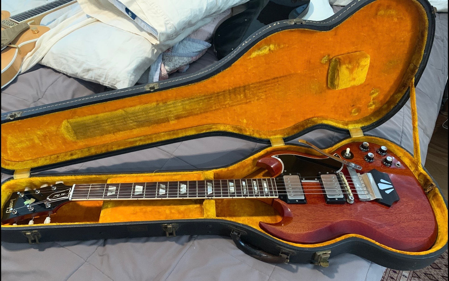 1963 Gibson SG Standard - Ebony Block - SN 86681