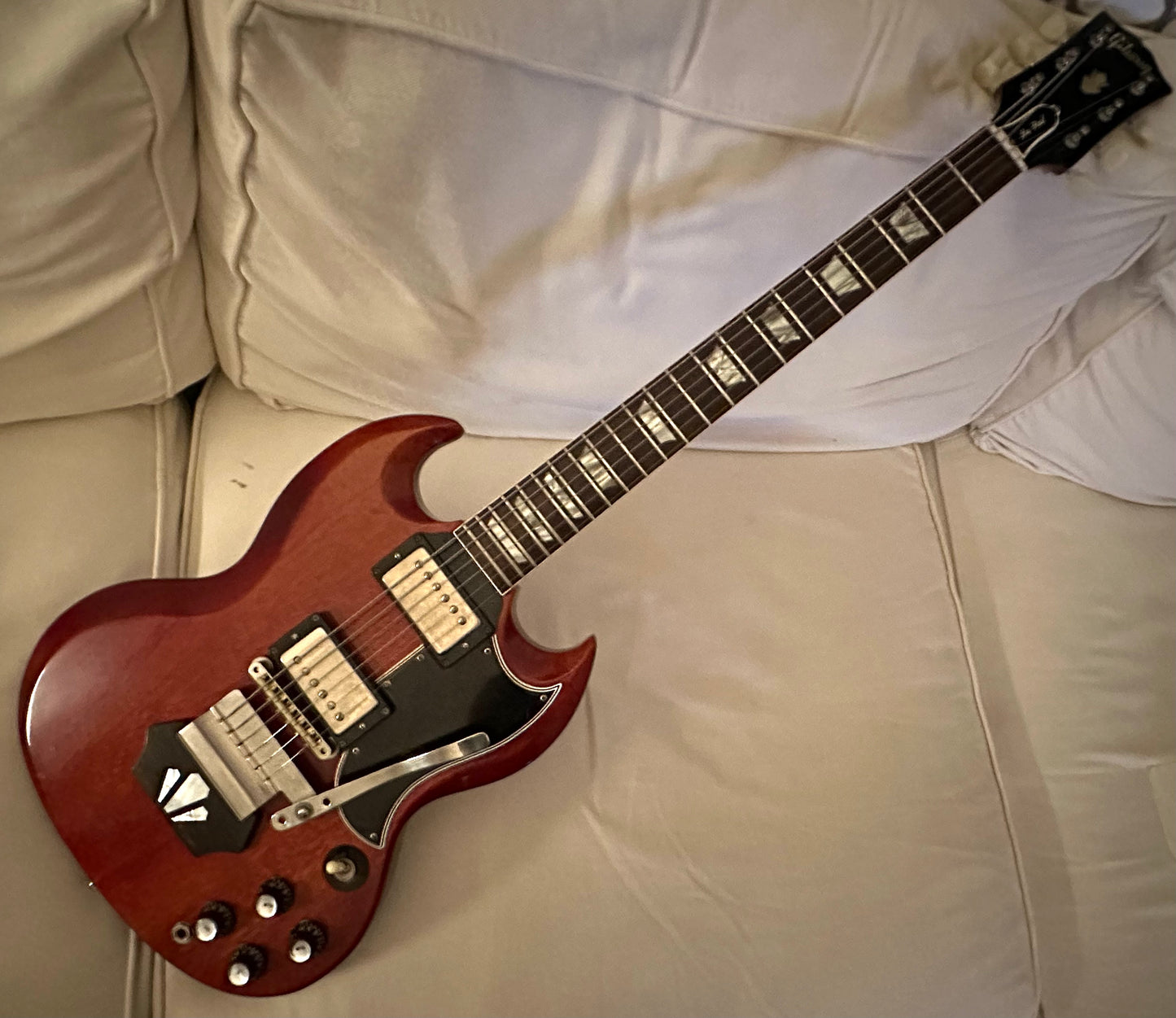 1963 Gibson SG Standard - Ebony Block - SN 86681