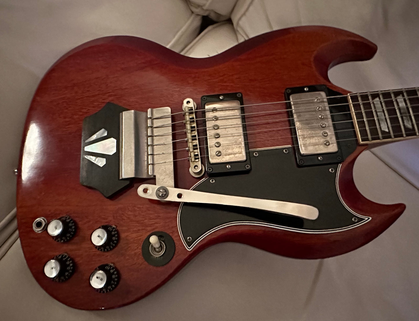 1963 Gibson SG Standard - Ebony Block - SN 86681