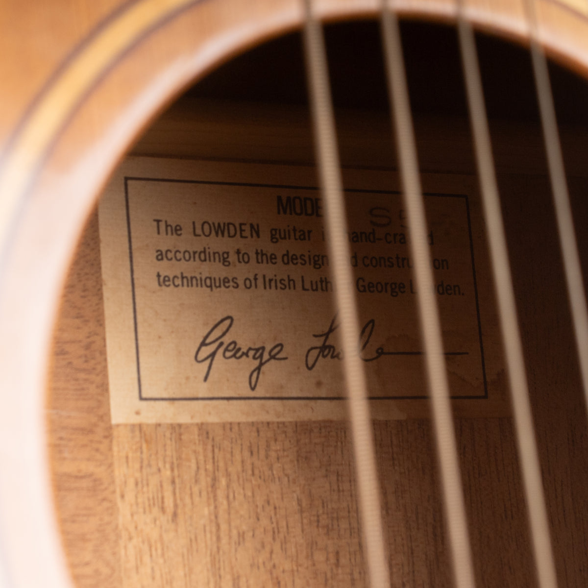 1980s Lowden S5