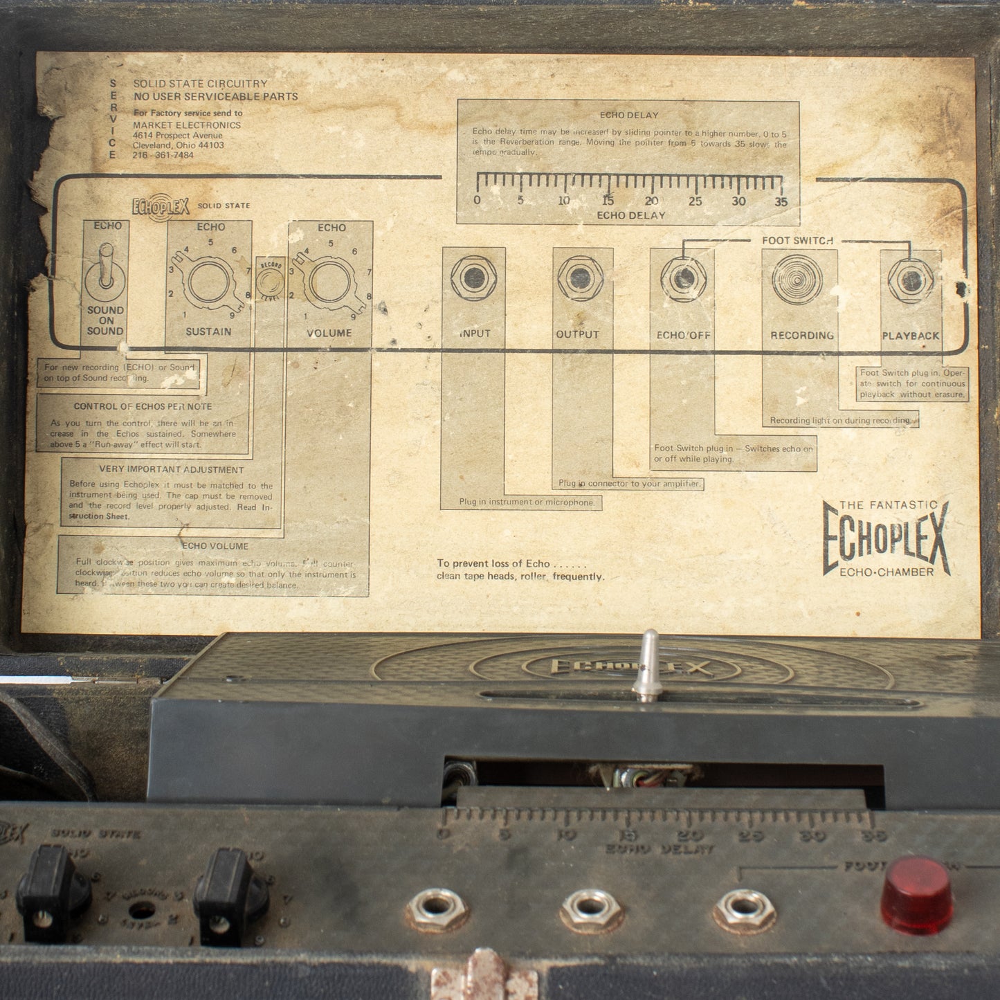 Early 1970s Maestro Echoplex EP-3 (Restoration Project or Parts Donor)