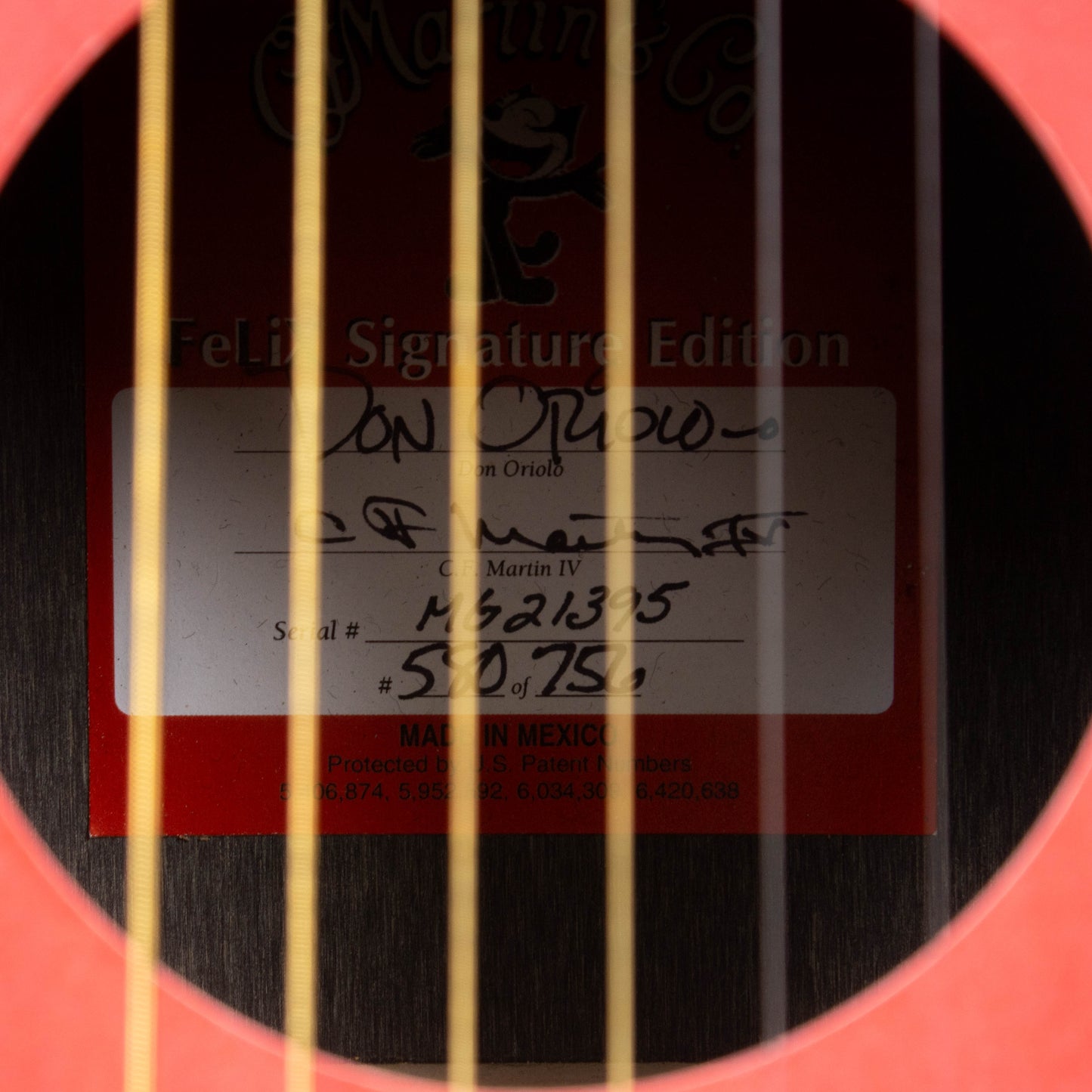 Martin Felix Signature Edition #580/756 – Signed by Don Oriolo