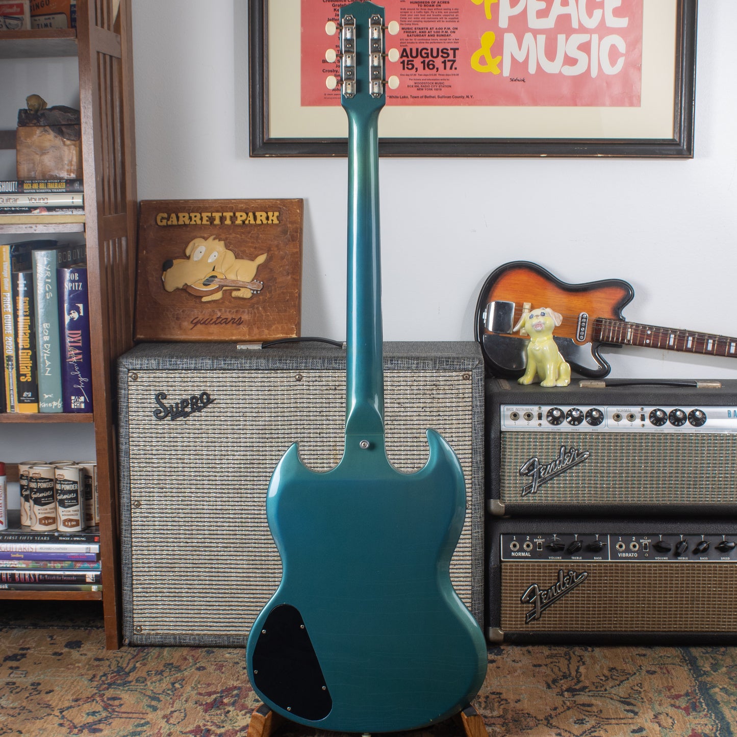 1966 Gibson Melody Maker (SG Body) — Original Pelham Blue w/ OHSC