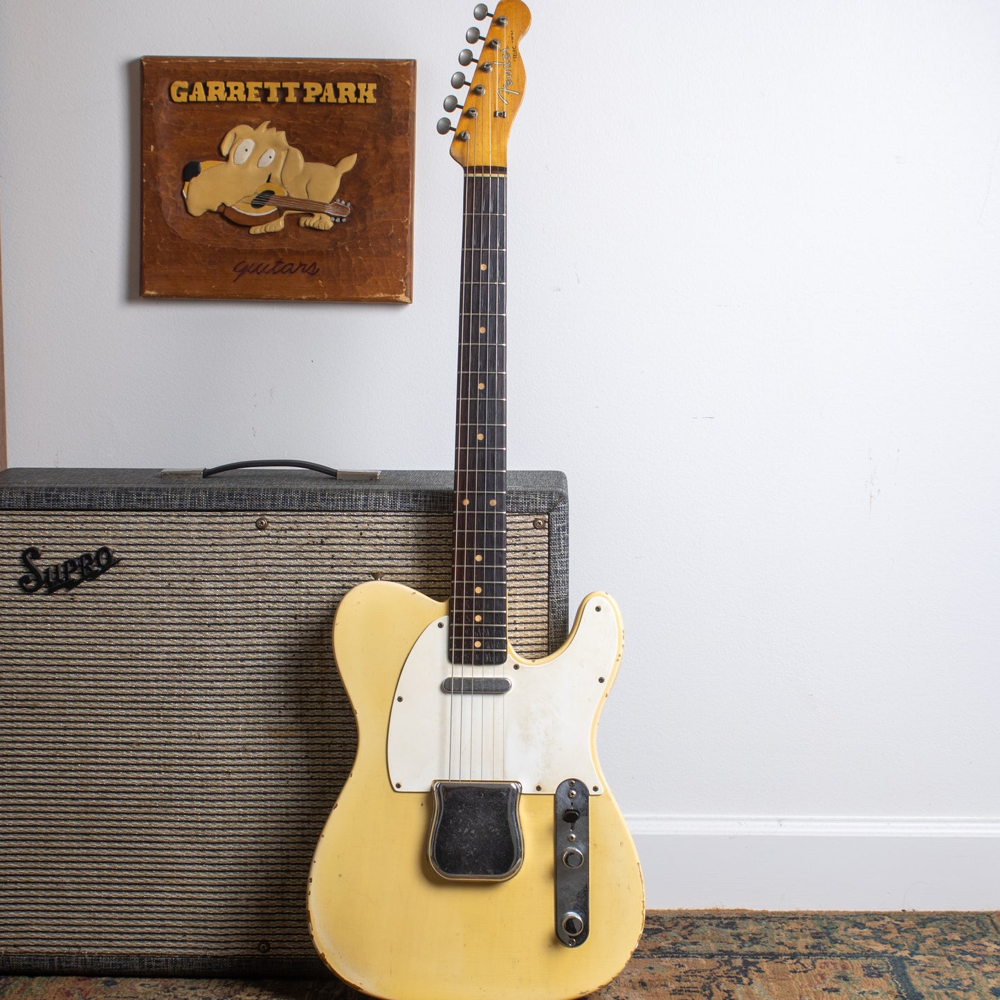 1962 Fender Telecaster - Blonde w/ Brazilian Slab-board