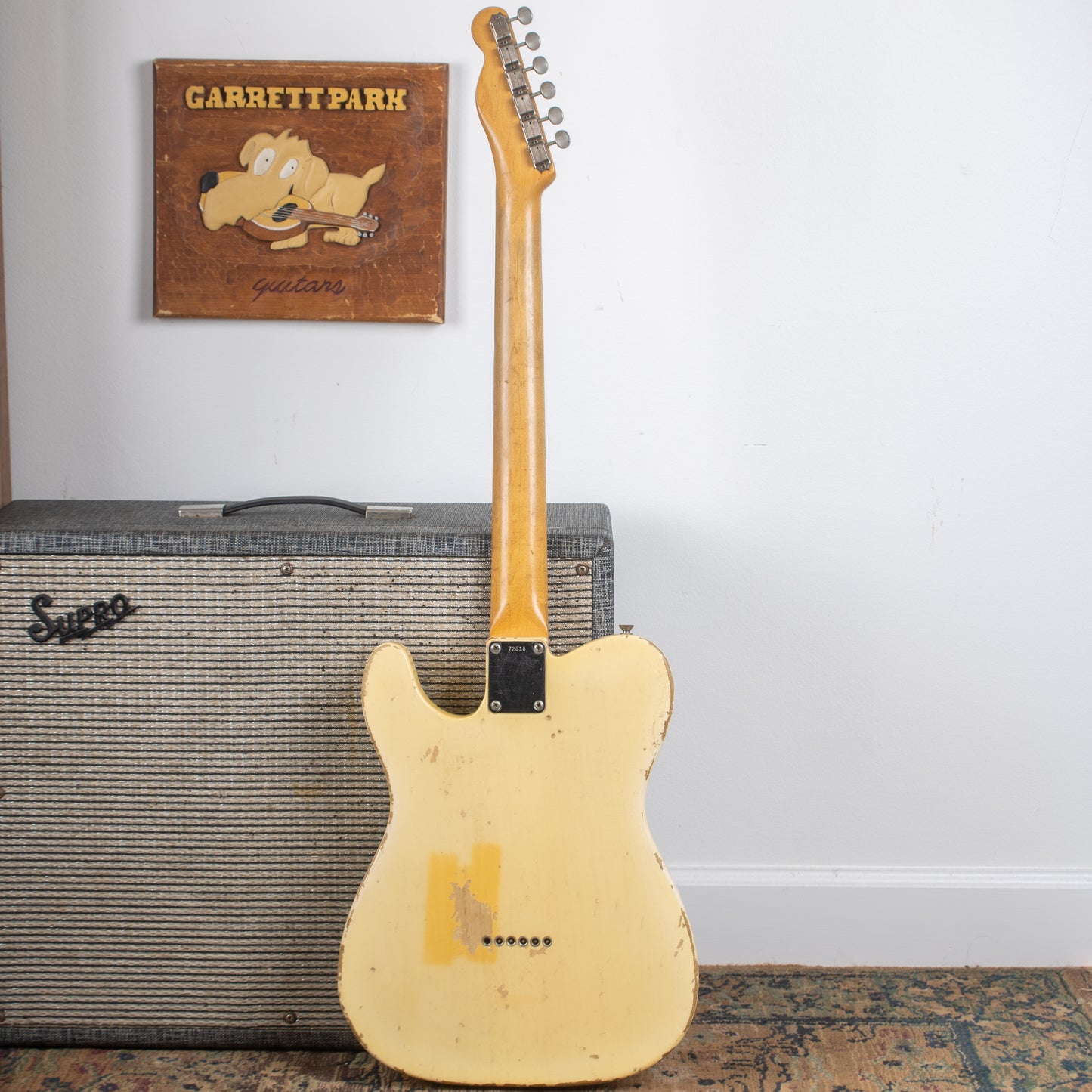 1962 Fender Telecaster - Blonde w/ Brazilian Slab-board