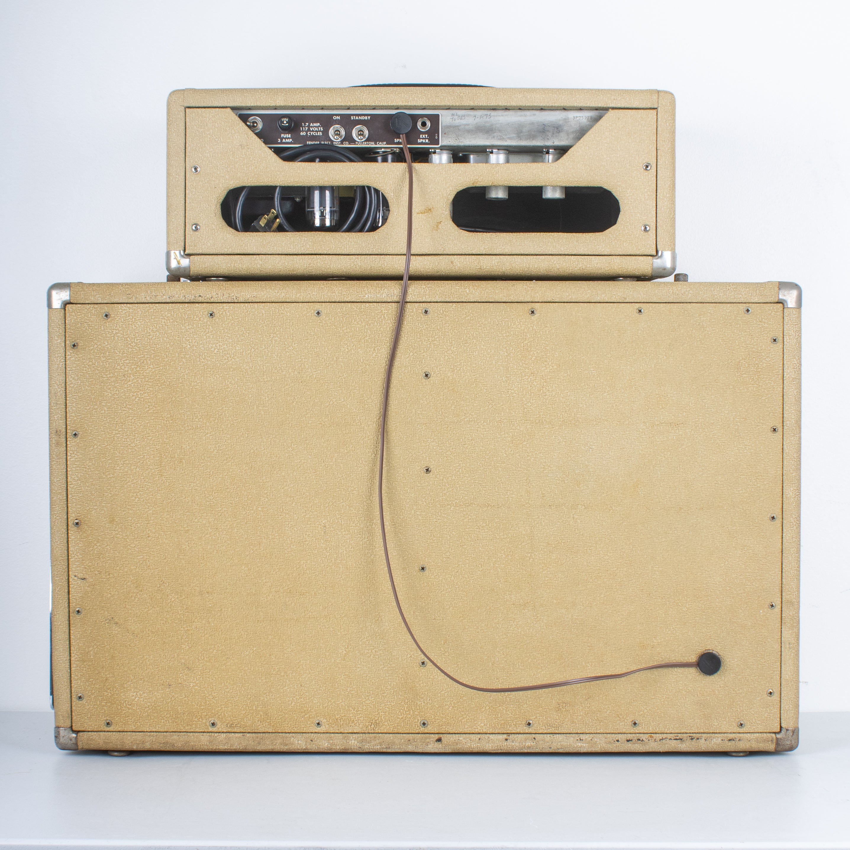 1963 Fender Bassman 6G6-B Piggyback – Garrett Park Guitars