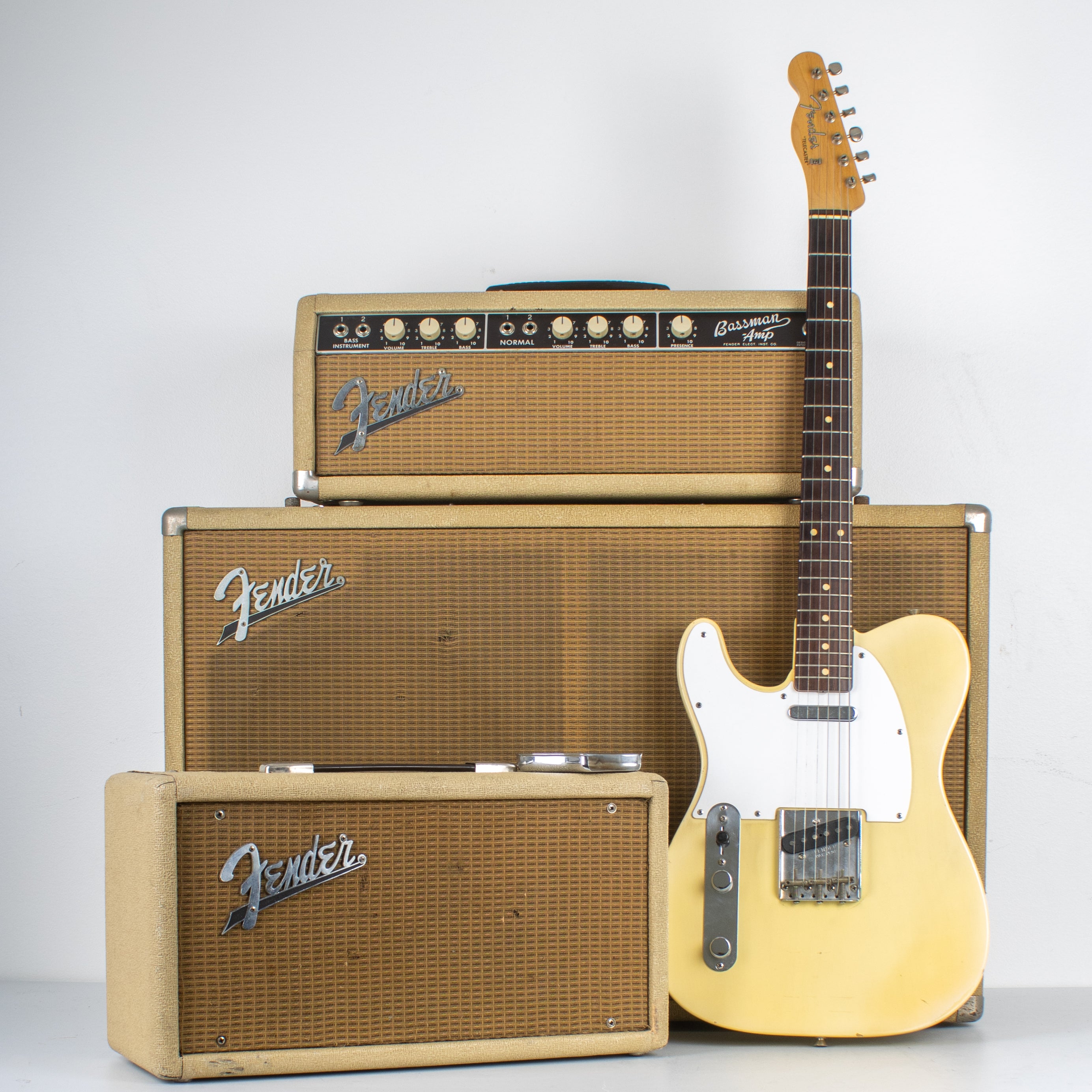 1963 Fender Bassman 6G6-B Piggyback – Garrett Park Guitars