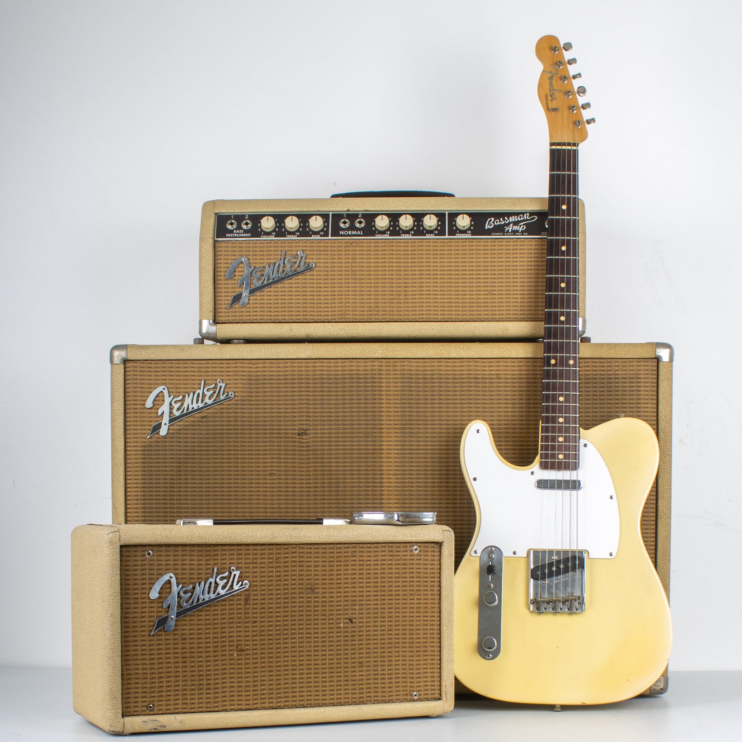 1963 Fender Bassman 6G6-B Piggyback