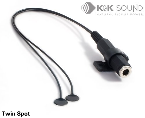 K&K Sound Twin Spot Internal Universal Spot Pickup (External Jack)