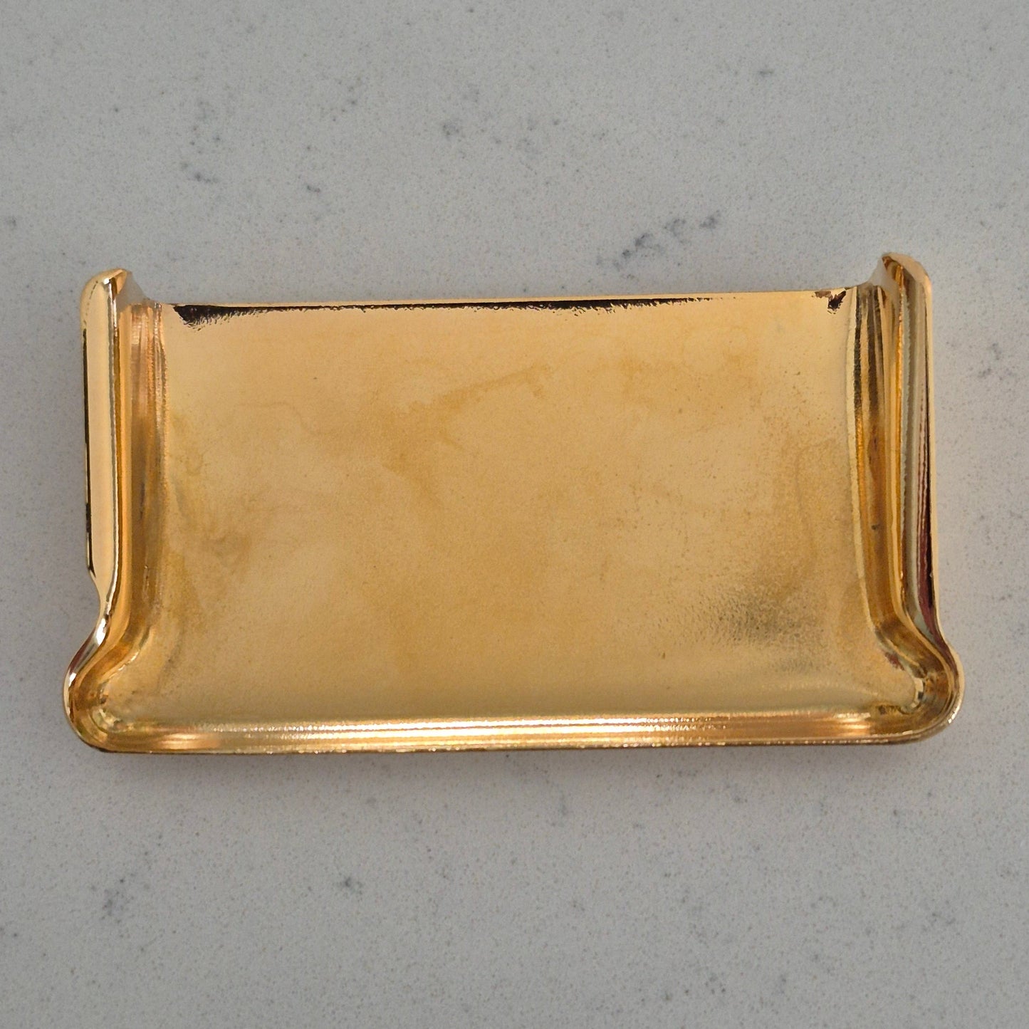 Vintage Fender Stratocaster Bridge Cover — Gold