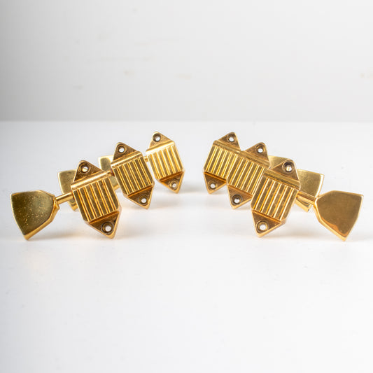 Early 1970s Kluson Waffleback Tuners - Gold