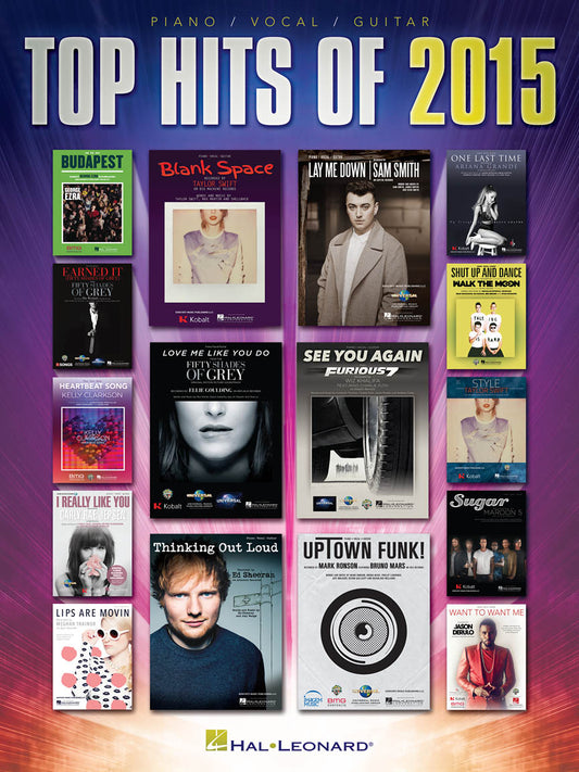 Hal Leonard Top Hits Of 2015 Piano-Vocal-Guitar