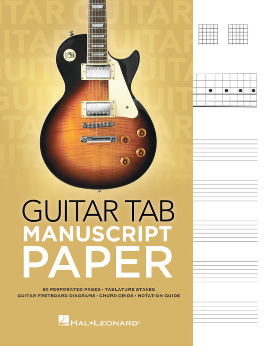 Hal Leonard Guitar Tab Manuscript Paper