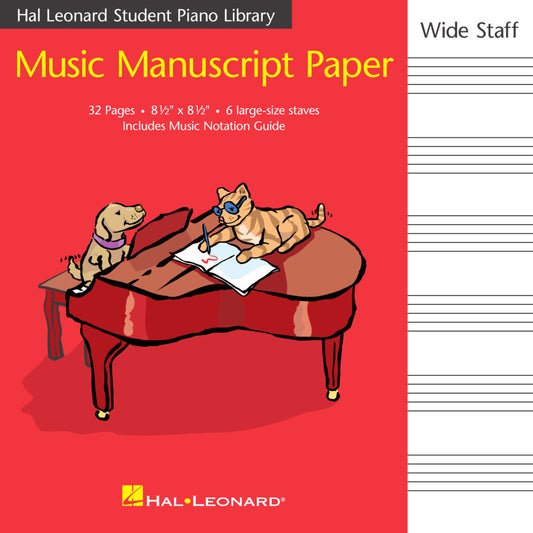 Hal Leonard Music Manuscript Paper