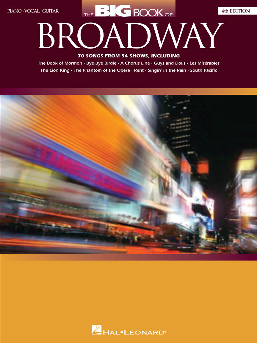 Hal Leonard The Big Book Of Broadway 4th Edition