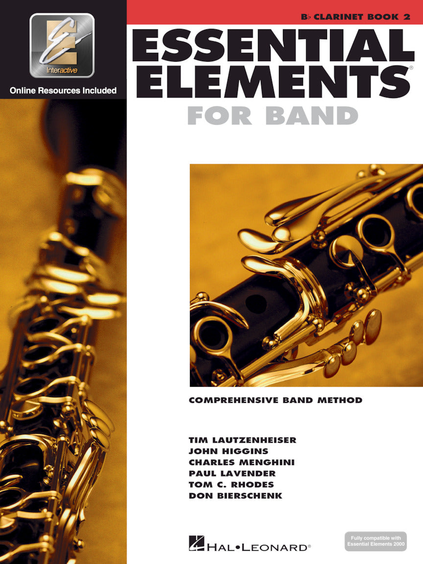 Essential Elements for Band – B Flat Clarinet Book 2 with EEi
