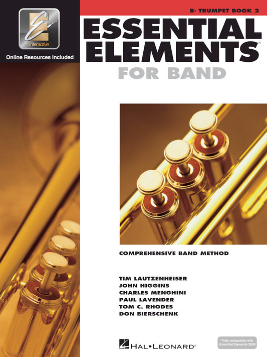Essential Elements for Band – B Flat Trumpet Book 2 with EEi