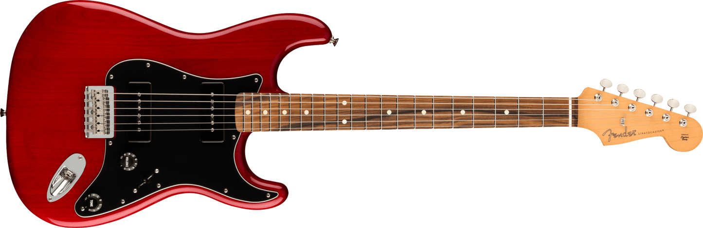 Noventa Stratocaster®, Pao Ferro Fingerboard, Crimson Red - Hardtail Strat