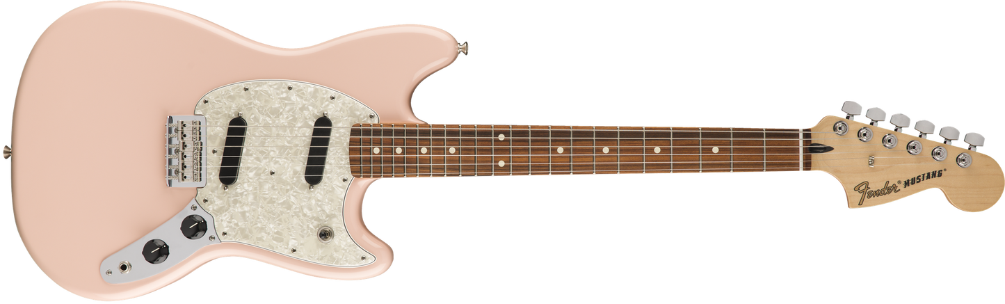 Fender Player Mustang w/ Pau Ferro Fingerboard - Shell Pink