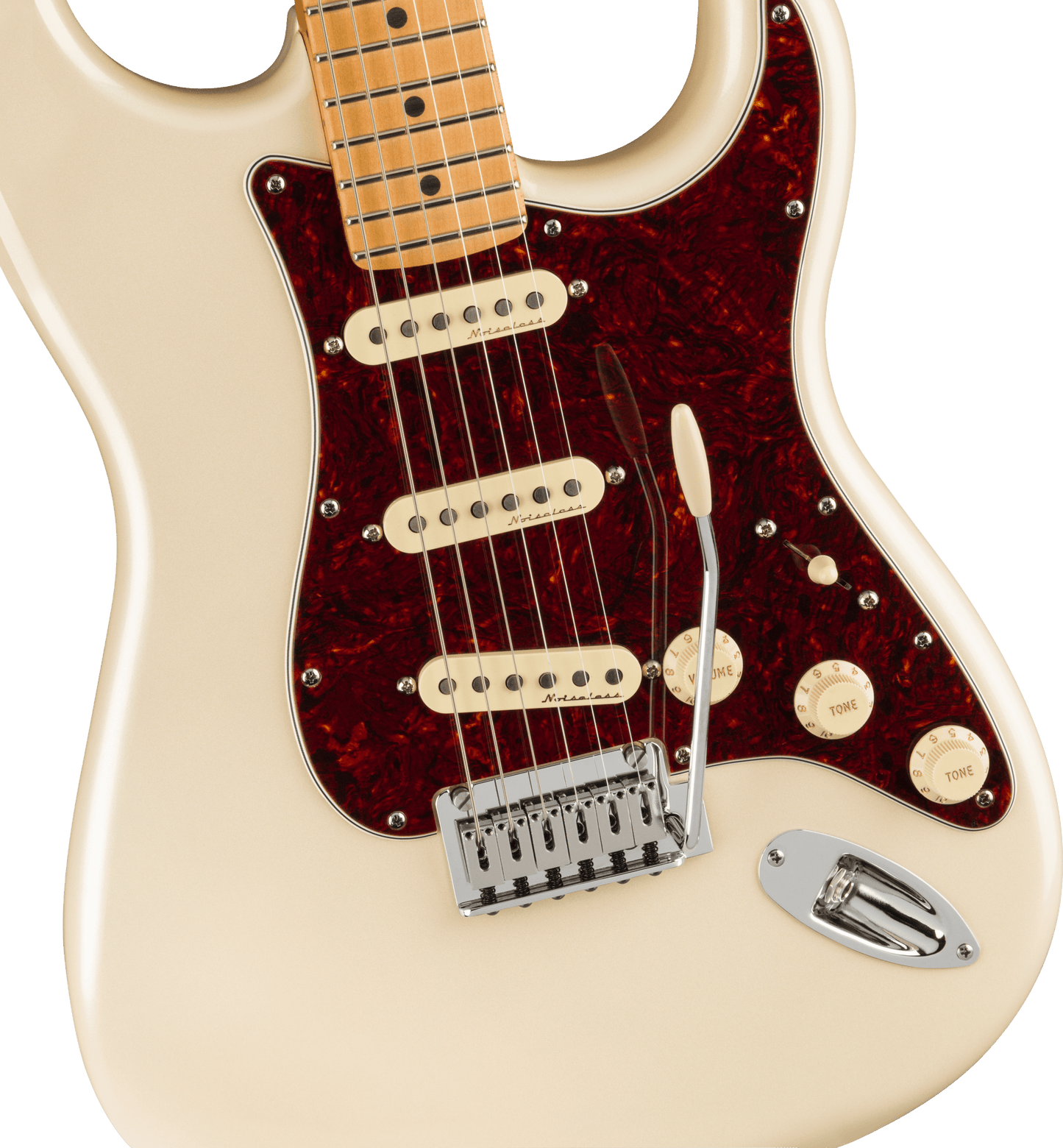 Player Plus Stratocaster®, Maple Fingerboard, Olympic Pearl