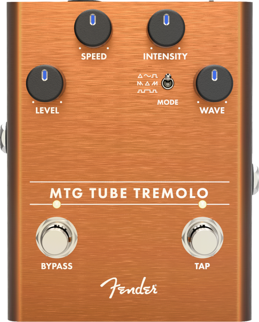 Fender MTG Tube Tremolo Effect Pedal - Tube Warmth & Drive!