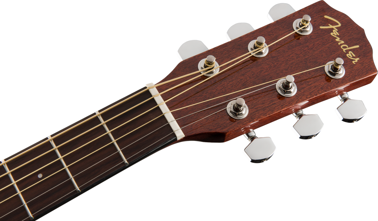 Fender CC-60SCE Concert Acoustic Guitar, Walnut Fingerboard, Natural