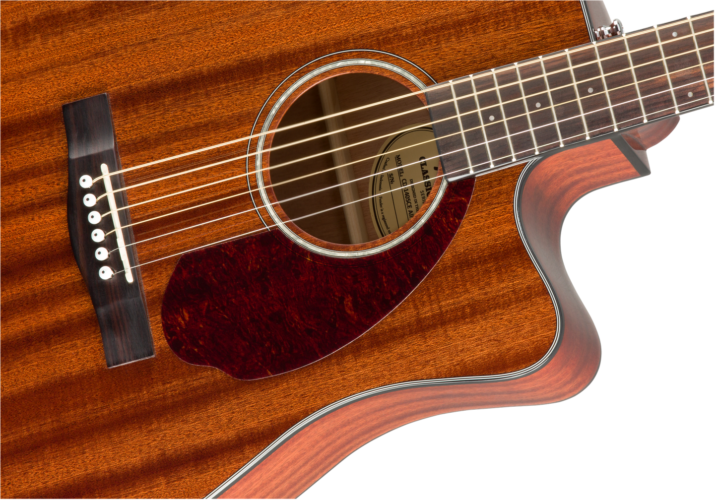 Fender CD-140SCE All-Mahogany Acoustic Guitar
