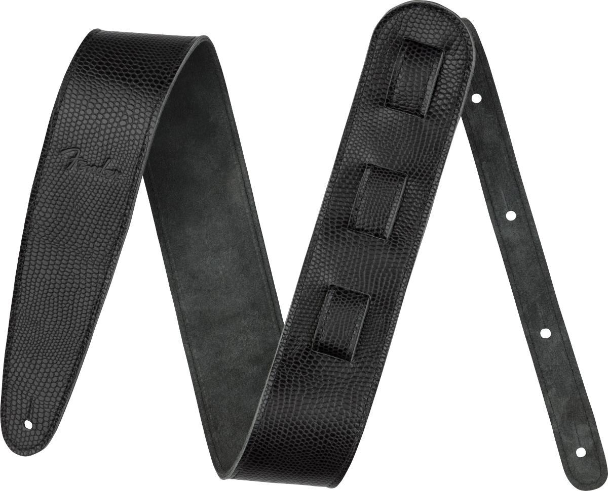 Fender Limited Leather Strap - Lizard
