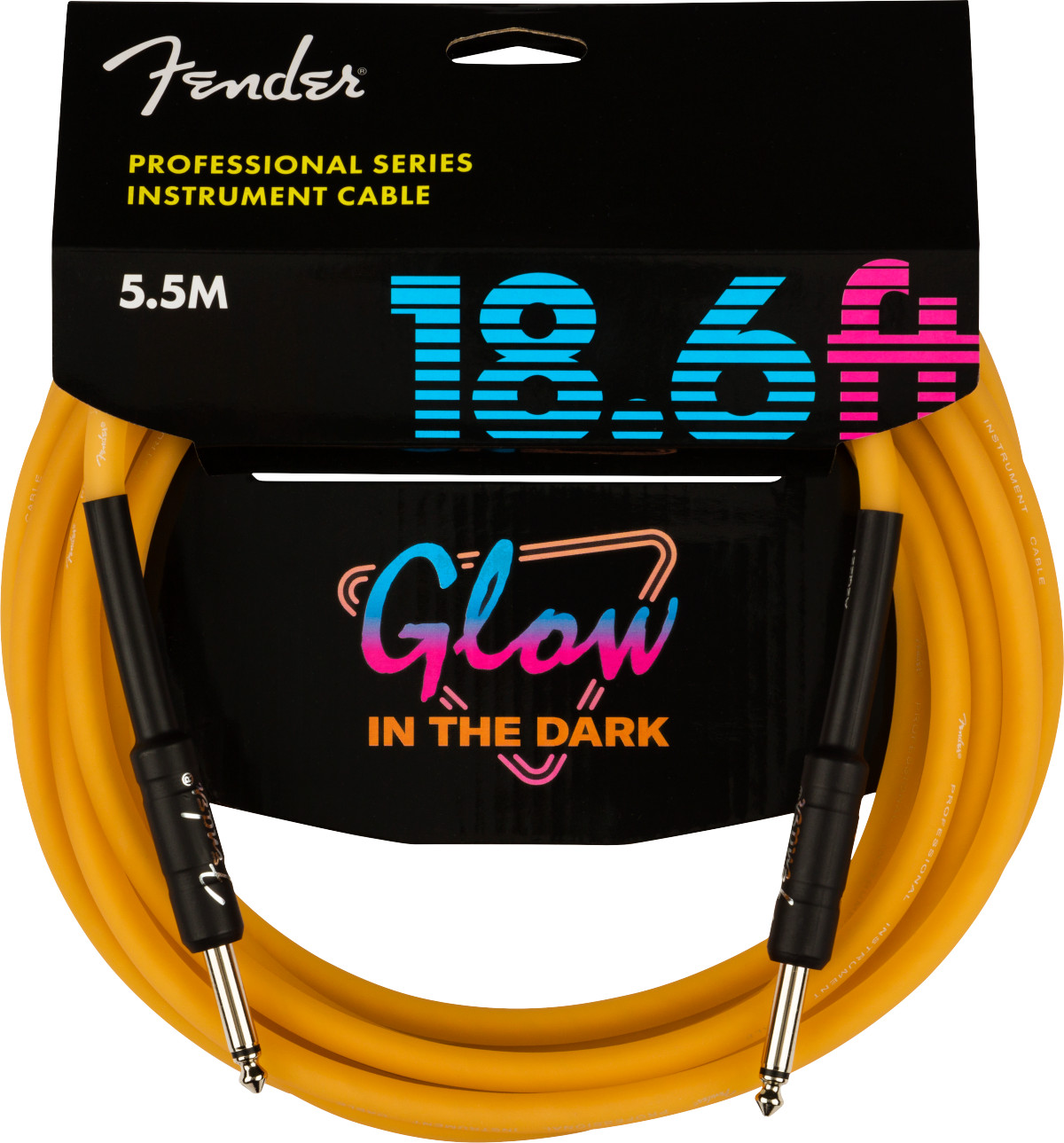 Fender 18.6' Pro Cable - Glow In The Dark