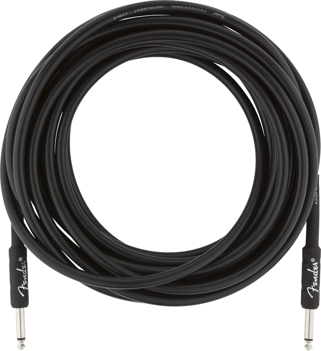 Fender Professional Series 25ft Cable - Straight/Straight Black (25 feet/7.5 meters)