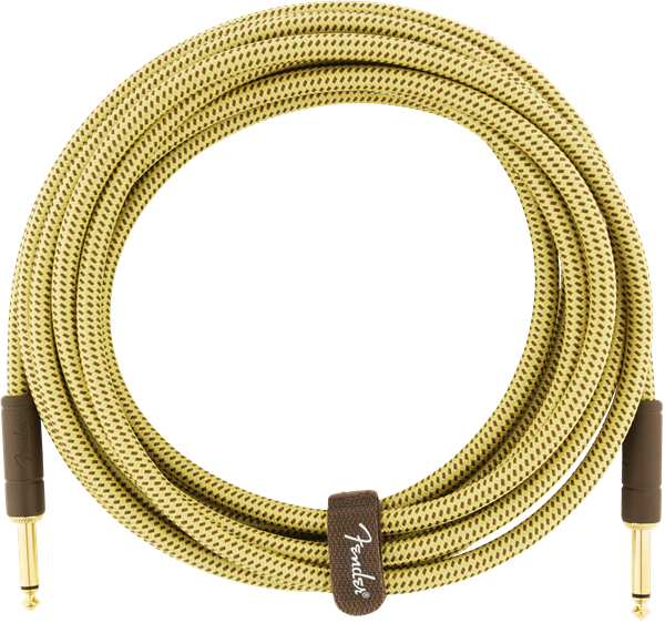 Fender 15' Tweed Instrument Cable - Straight