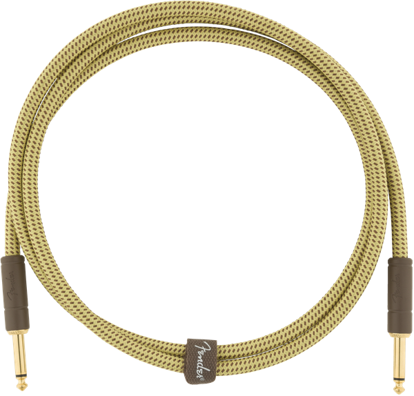 Fender Deluxe Series Instrument Cable Five Foot Cable Tweed Cable
