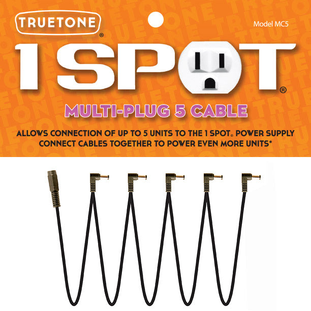 Truetone 1 Spot multi-plug 5 cable
