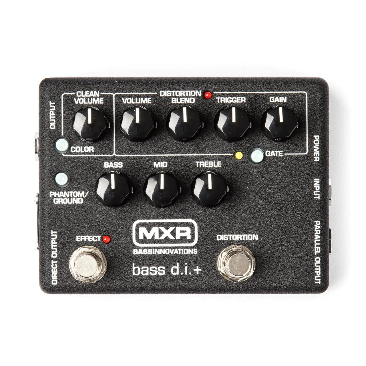 MXR Bass D.I.+ Distortion Pedal with Direct In and XLR Out