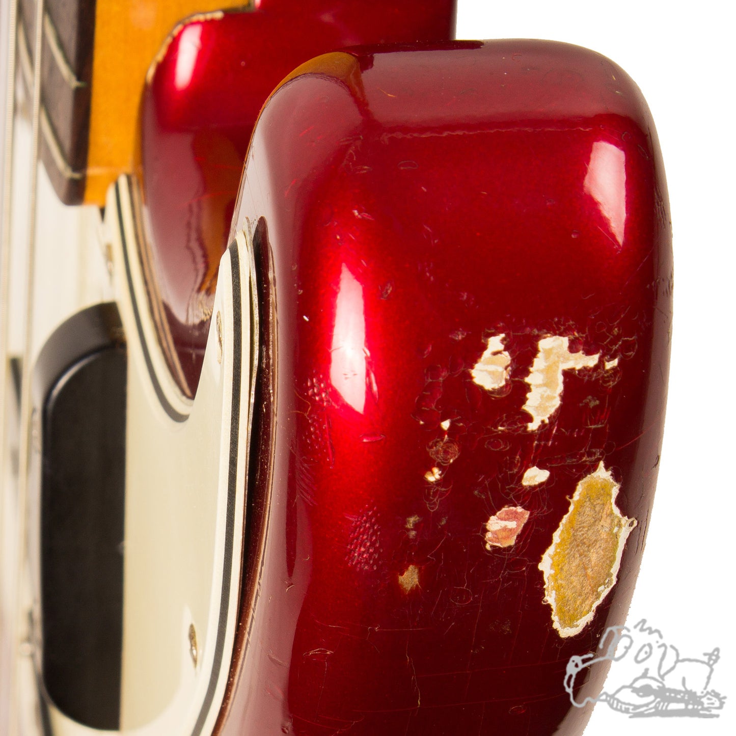 1966 Fender Precision Bass Candy Apple Red