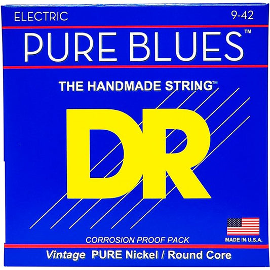 DR Pure Blues 9-42 Electric Guitar Strings
