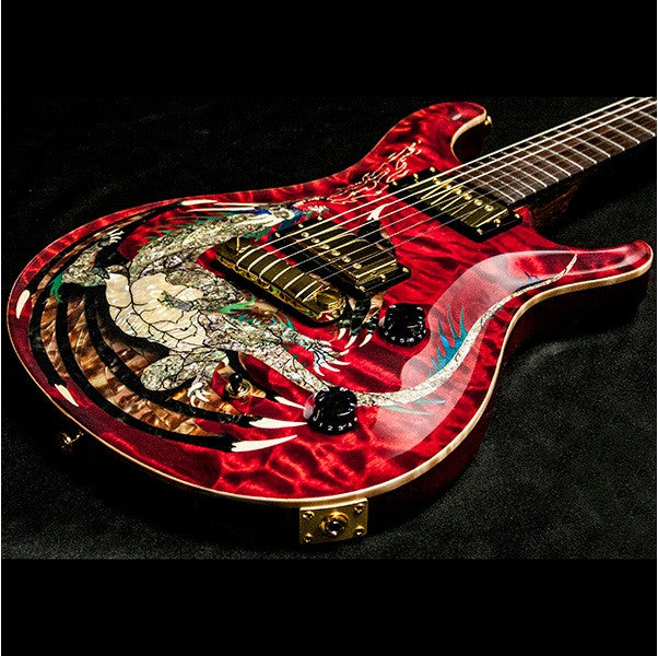 2000 PRS DRAGON 2000 #15 QUILT RED - Garrett Park Guitars
 - 2