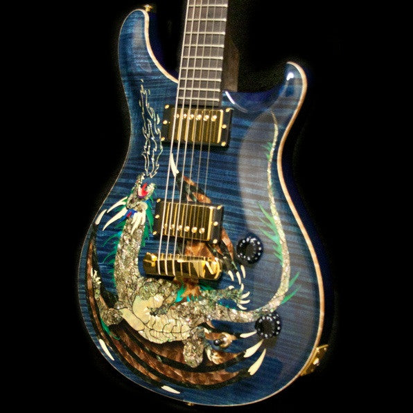 1999 PRS DRAGON 2000 #5 WHALE BLUE - Garrett Park Guitars
 - 2