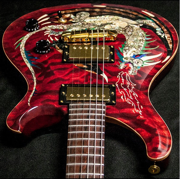 2000 PRS DRAGON 2000 #15 QUILT RED - Garrett Park Guitars
 - 13