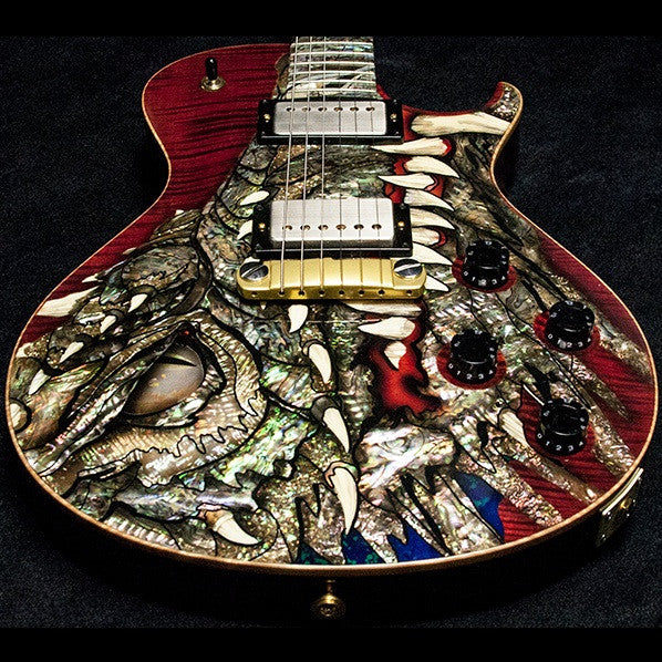 2003 PRS DRAGON 2002 SINGLECUT #41 RED - Garrett Park Guitars
 - 4