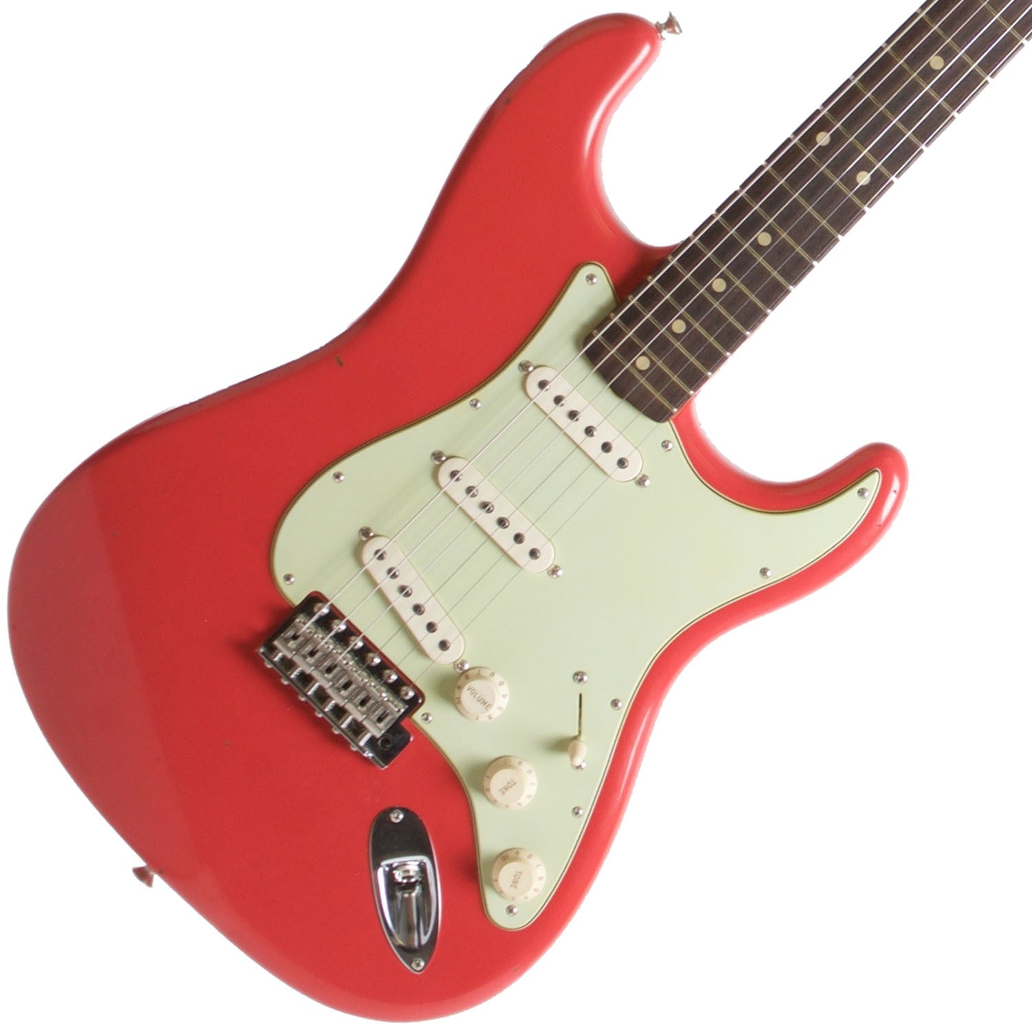 2015 Fender Custom Shop Rocking Dog '62 Stratocaster Fiesta Red - Garrett Park Guitars
 - 1