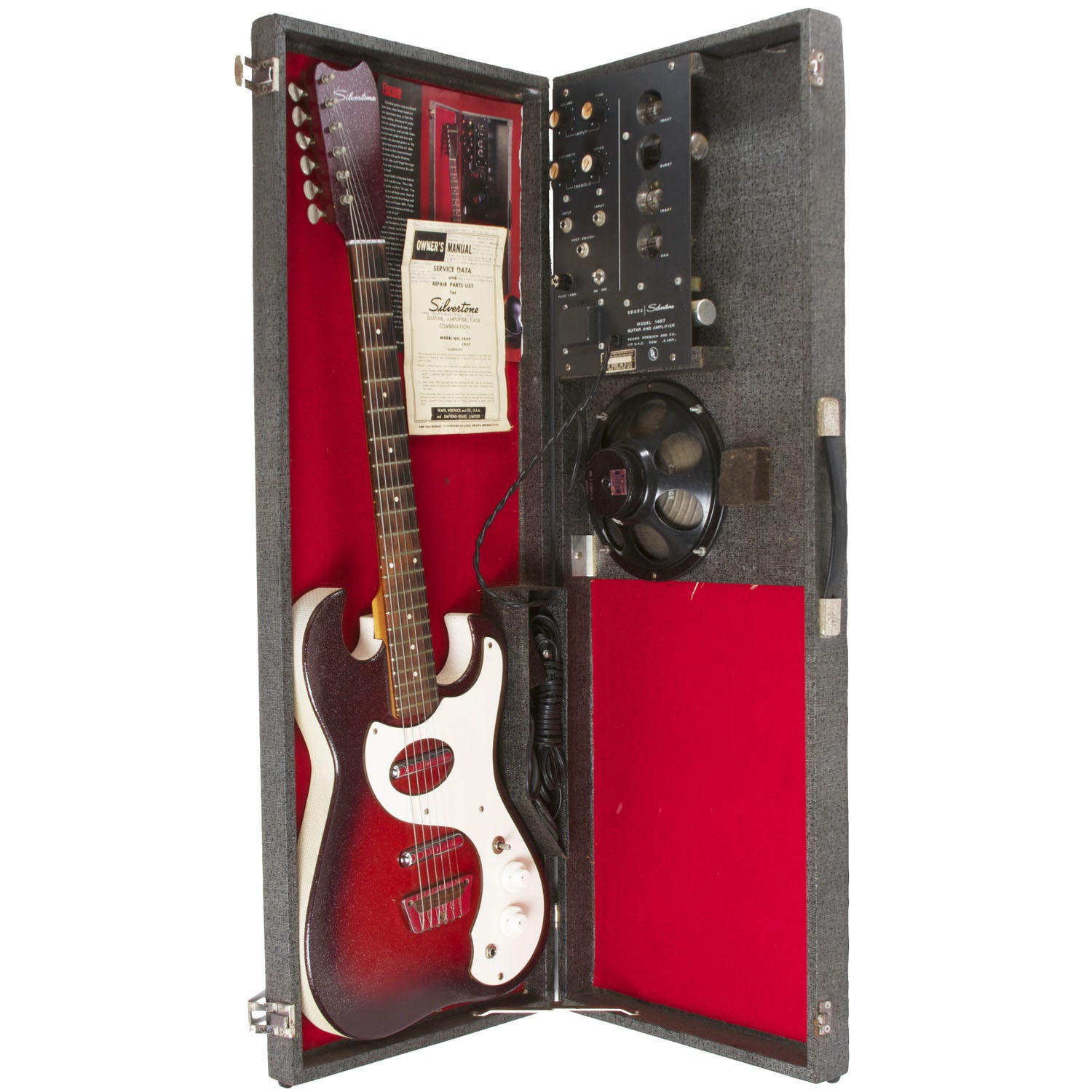1965 Silvertone Amp/Case 1457 - Garrett Park Guitars
 - 1