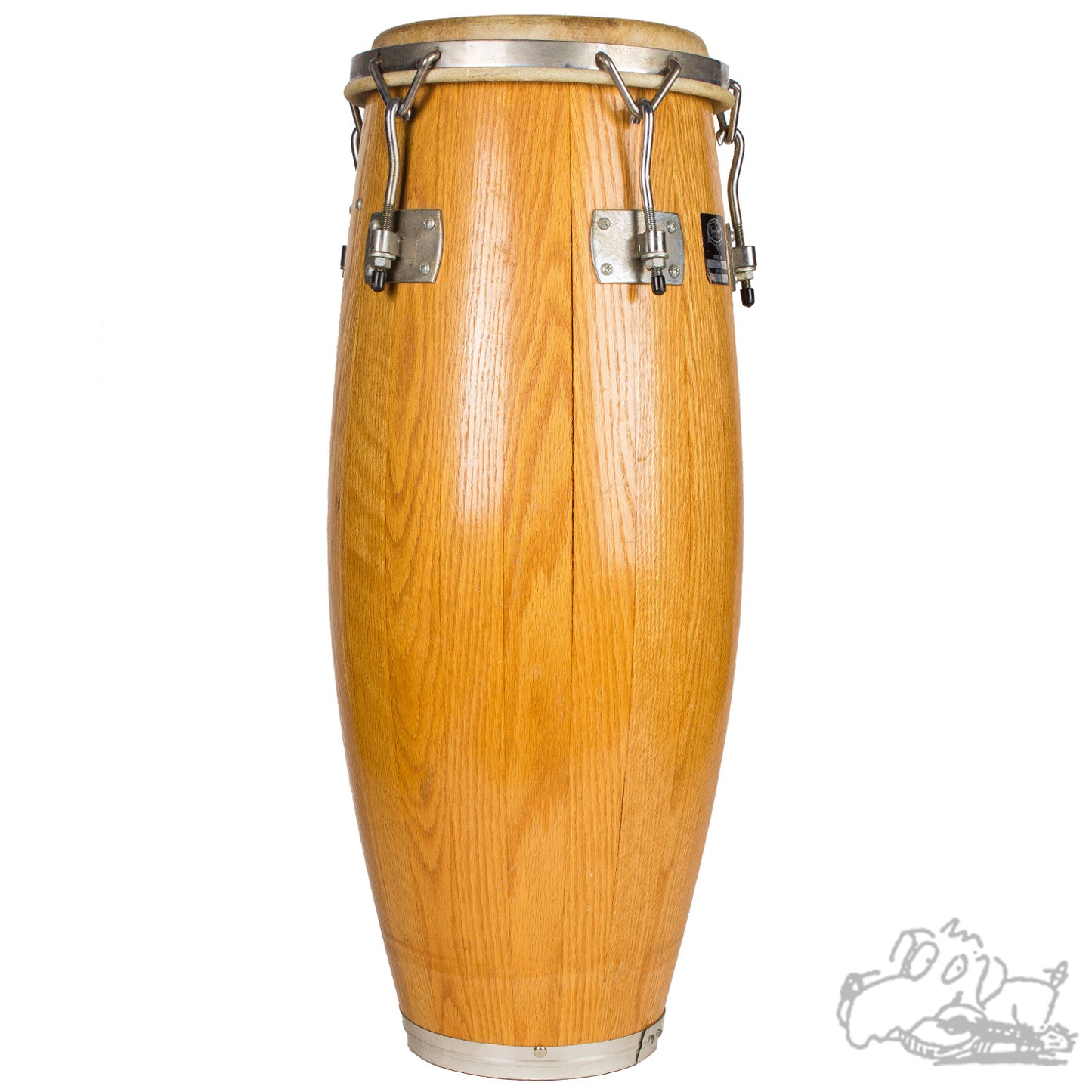 Used Gon Bops IO-3400 Oak Conga Drum