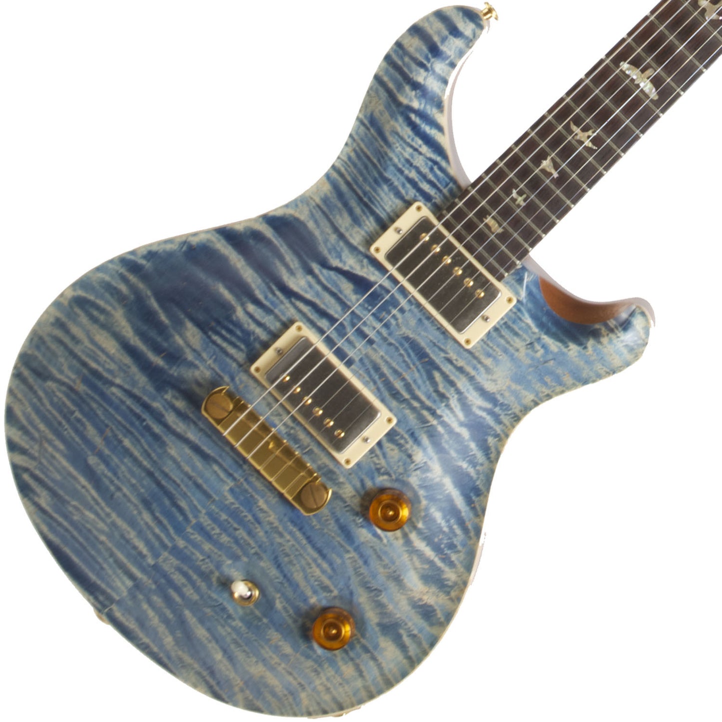 2007 PRS Modern Eagle Faded Blue Jean Denim - Garrett Park Guitars
 - 1