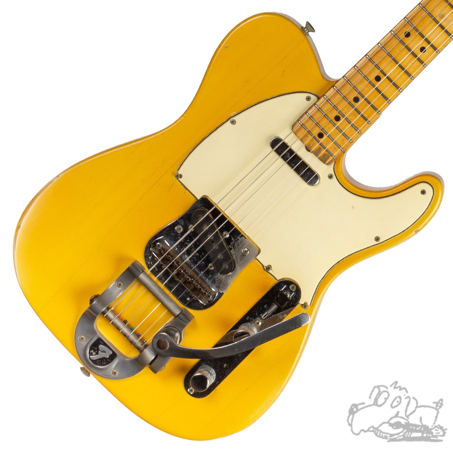 1968 Fender Telecaster in Blonde with Factory-Installed Bigsby